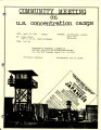 Community meeting on U.S. concentration camp