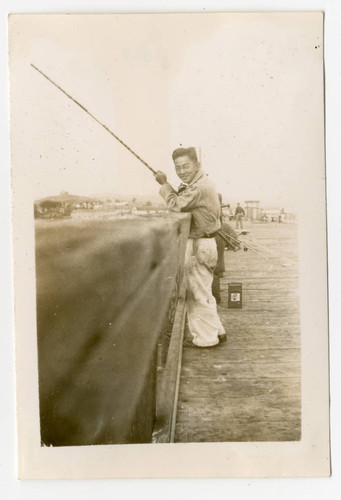 John Yoshinaga fishing