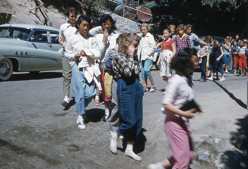 Young girls and children at Little Miss