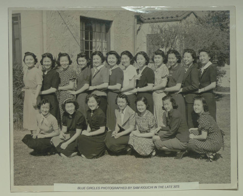 Blue Circles photographed by Sam Kiguchi in the late 30's