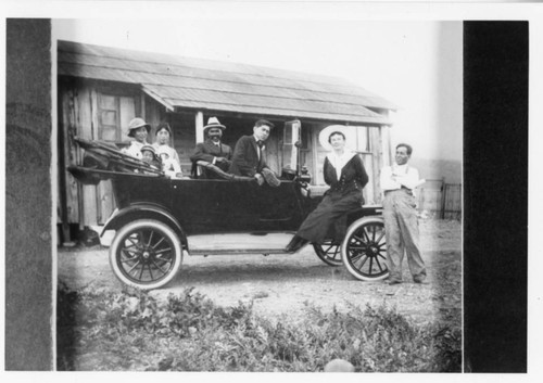 Group with Car