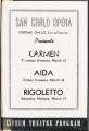 San Carlo opera program