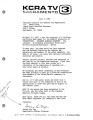 Letter from Sanda Gin Yep, News/Public Affairs Producer, KCRA TV Sacramento, to National Coalition for Redress and Reparations, Dennis Kong, Asian Legal Services Outreach, June 2, 1982