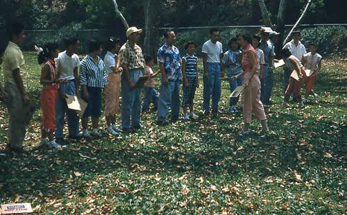 Women, men, and children at Little Miss picnic