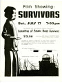 Film showing: survivors