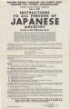 State of California, [Instructions to all persons of Japanese ancestry living in the following area:] County of Los Angeles, Covina area