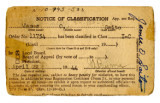 Notice of classification, James Osamu Saito