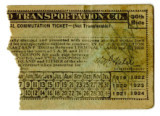 San Pedro Transportation Co. dual commutation ticket