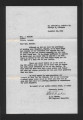 Condolence letter from L.B. Rhodes, USO Regional Executive to Mrs. S. Hamada, December 18, 1944