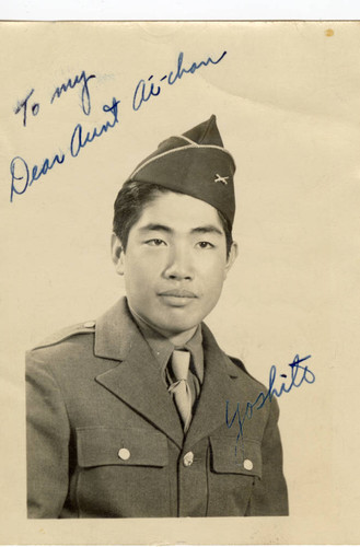 Man in military uniform