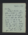 Letter from J.L. to Chizuko Kitamura, March 21, 1945