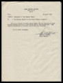 Letter from Harold A. Barratt, Depot Manager, to Foreign Service of the United States of America, August 24, 1951