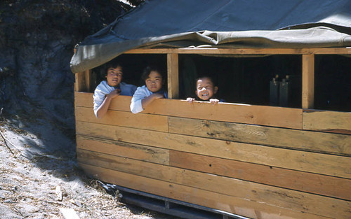 Children in cabin