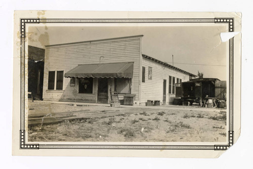 Wada Tofu maker and grocery store on Terminal Island, California