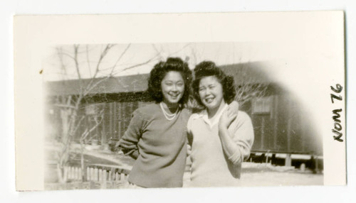 Photograph of two girls