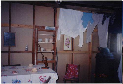 Incarceration camp barrack exhibit at Tulelake fairgrounds museum