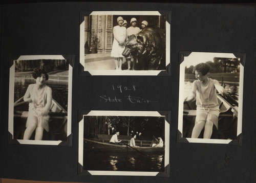 Photographs of Suzuki family at 1928 Sacramento State Fair