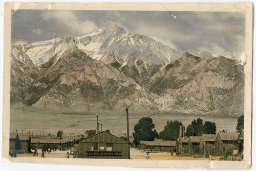 View from camp of Manzanar