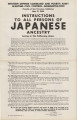 State of California, [Instructions to all persons of Japanese ancestry living in the following area:] northwest Fresno County, Madera County