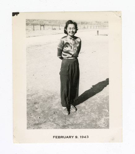 Sumiko Dorothy Tanabe at Granada camp