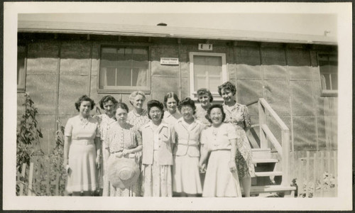 Group of women at Minidoka incarceration camp