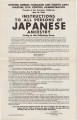 State of California, [Instructions to all persons of Japanese ancestry living in the following area:] Glen, Butte, Tehama, Shasta, Siskiyou Counties