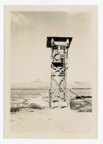 Guard tower at Heart Mountain