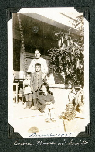 Osamu, Minoru, and Sumiko