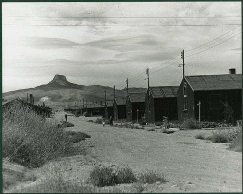 [Heart Mountain as seen from camp]