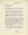 Letter from J. R. [Ralph] McFarling to Mrs. Marie D. Lane, War Relocation Authority, February 21, 1946