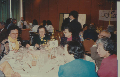 Women at Masako and Shinpei Miyake's 50th anniversary party
