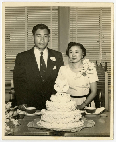 Joseph Isamu and Marjorie Tamiko Fuchita wedding reception