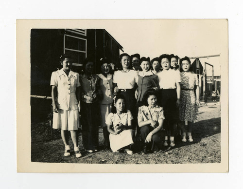 Women from Jerome camp block 5