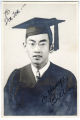 Graduation portrait of Bill Oshima