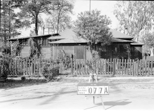 Houses labeled East San Pedro Tract 077A