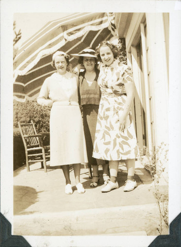 Mrs. Demarest, Mrs. Berliner, and Nancy [Berliner]