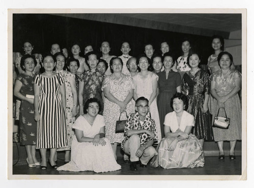 Betty Takamori with group of women