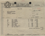 Invoice from LB Fabrics to Nancy Matsumoto