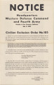 State of California [Civilian Exclusion Order No. 103], northeast Fresno County