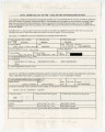 Civil Liberties Act of 1988 voluntary information form for Hayao (Sam) Chuman