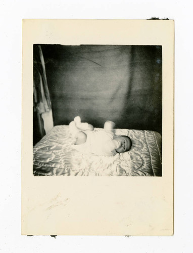 Baby in Jerome camp