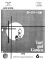 Gadena no tomo ガーデナーの友 = Turf and garden, vol. 23, no. 6