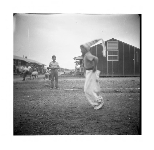 Sack race in Jerome