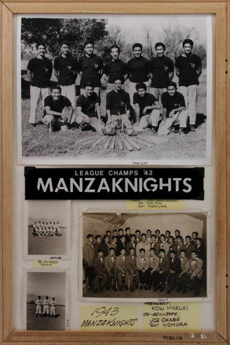 Manzaknights, baseball league champs 1943