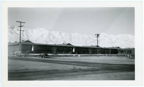 Photograph of the Manzanar hospital