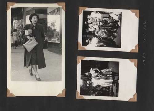 Photographs of Suzuki Family members at Sacramento State Fair