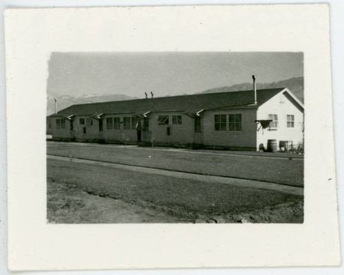 Photograph of Manzanar staff housing