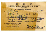 Subscription to international welfare and uplift