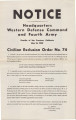 State of Oregon [Civilian Exclusion Order No. 74], Washington, Yamhill, Tillamook, Clatsop, Columbia counties and portions of Multnomah County