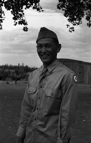 Sadao Yatabe in military uniform